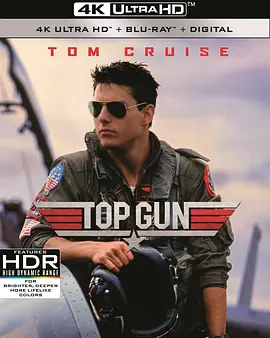 壮志凌云 4K蓝光原盘下载 Top Gun (1986) / 壮志凌云 3D / 捍卫战士(台) / Top.Gun.1986.2160p.BluRay.REMUX.HEVC.DTS-HD.MA.TrueHD.7.1.Atmos
